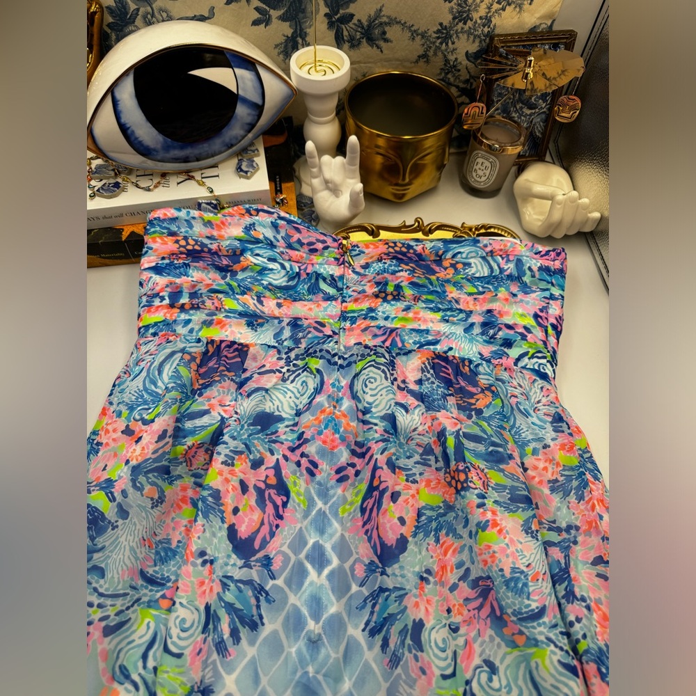 🆕 LILLY PULITZER 🧿 NWOT Viv Maxi Dress, Multi Hidden Treasures - Sz US 6 - Picture 13 of 16